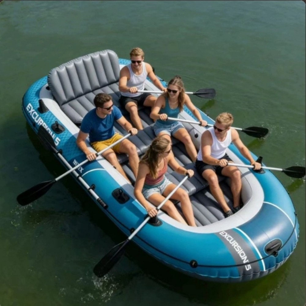 Fishing Boat Inflatable - Kayak tebal untuk 2 orang dan