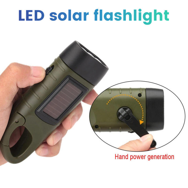 Fishing Boat Navigation Light - Senter LED Tenaga Surya Isi Ulang