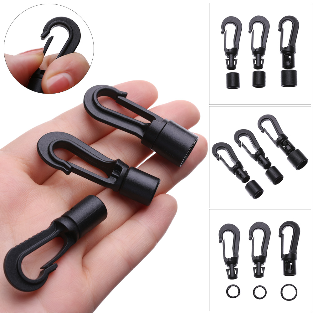 5Pcs Plastik Bungee Shock Tie  - Fishing Boat Oar ulasan dan harga