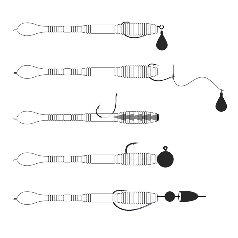 10pcs Umpan Pancing 13cm TPE C - Fishing Boat Inflatable ulasan dan harga